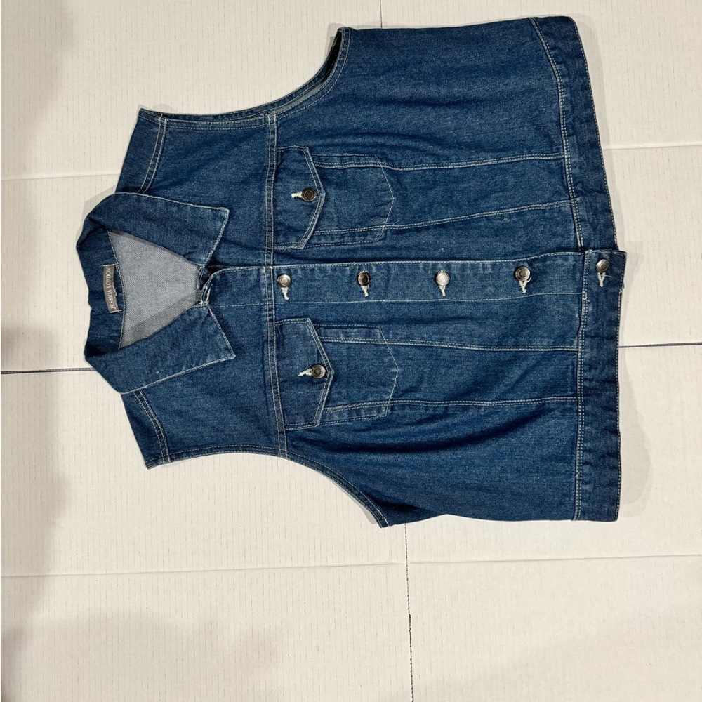 Jessica London Classic Blue Vest